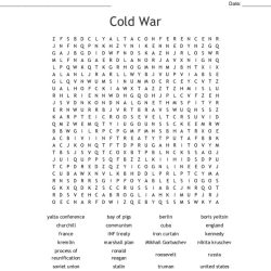 Crossword puzzle cold war answers