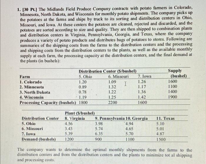 How are potatoes processed to prepare them for shipping