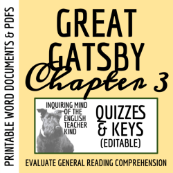 The great gatsby chapter 3 fitzgerald's language